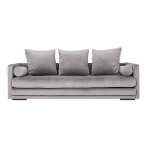 Canapé kopenhaga argent velour,