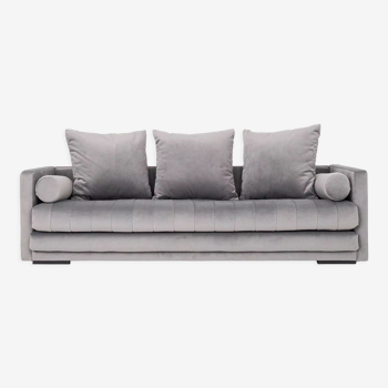 Sofa kopenhaga silver velour, scandinavian design