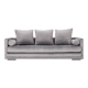 Canapé kopenhaga argent velour, design scandinave