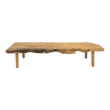 Table basse scandinave en orme, Suède, 1970