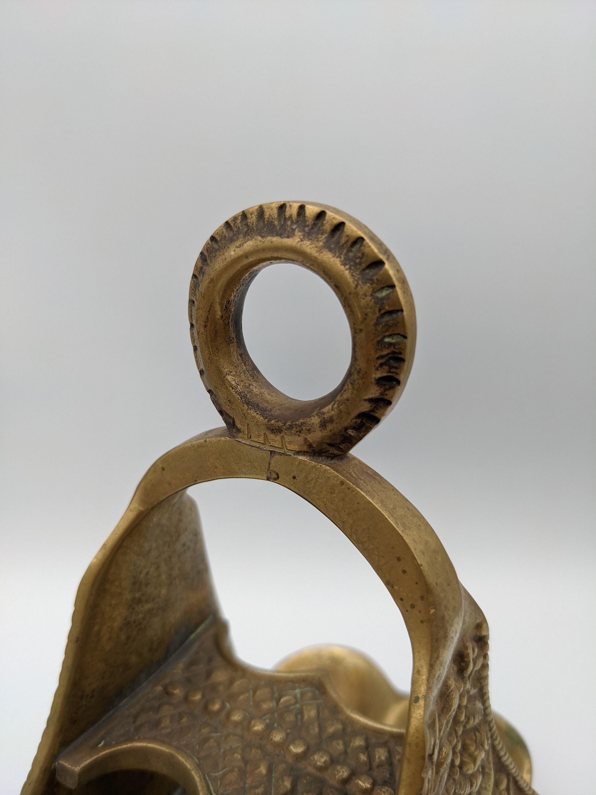 Max Le Verrier bronze pipe holder holder