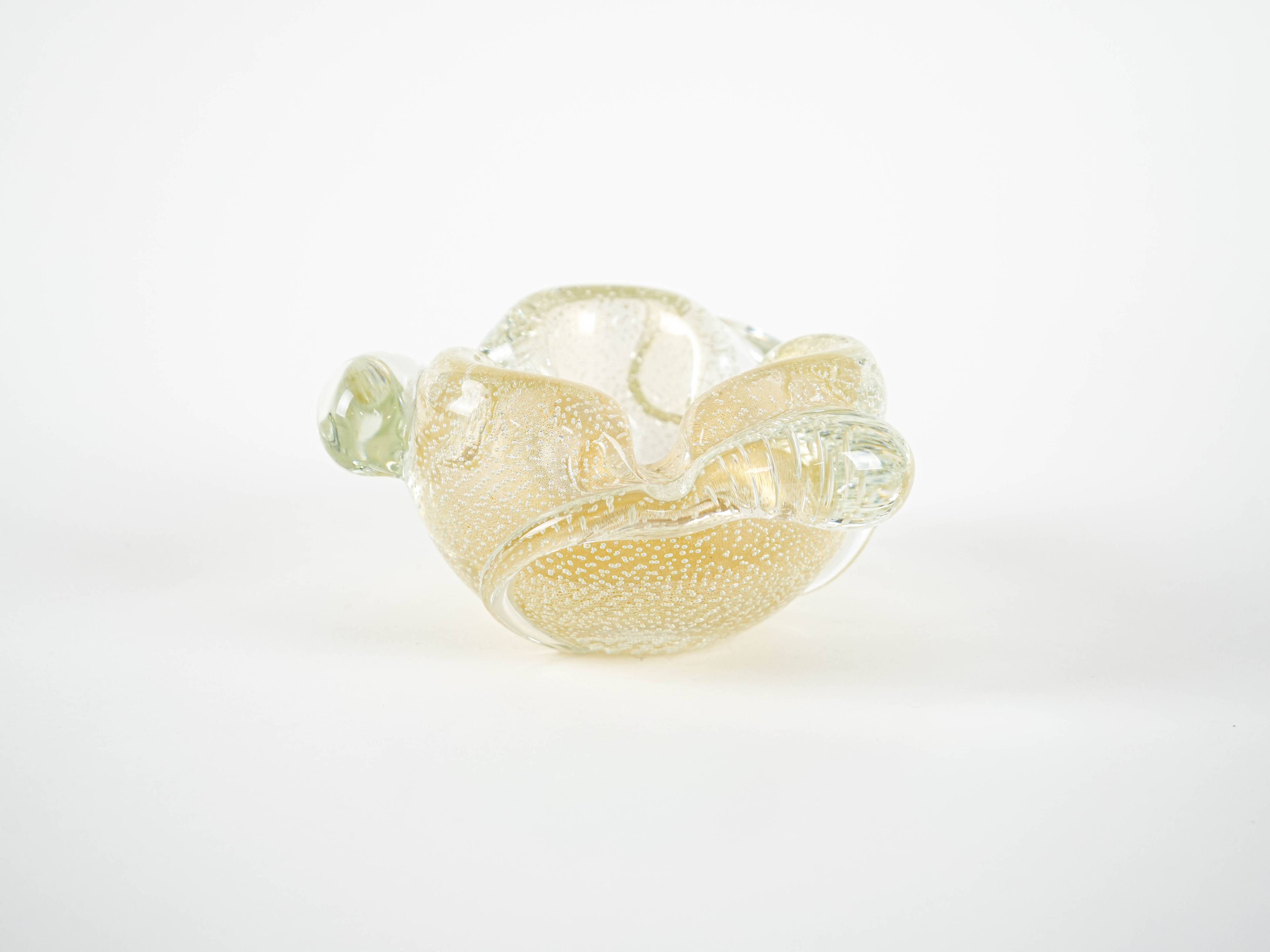 Ashtray, Murano glass, 1960s, made in Italy
