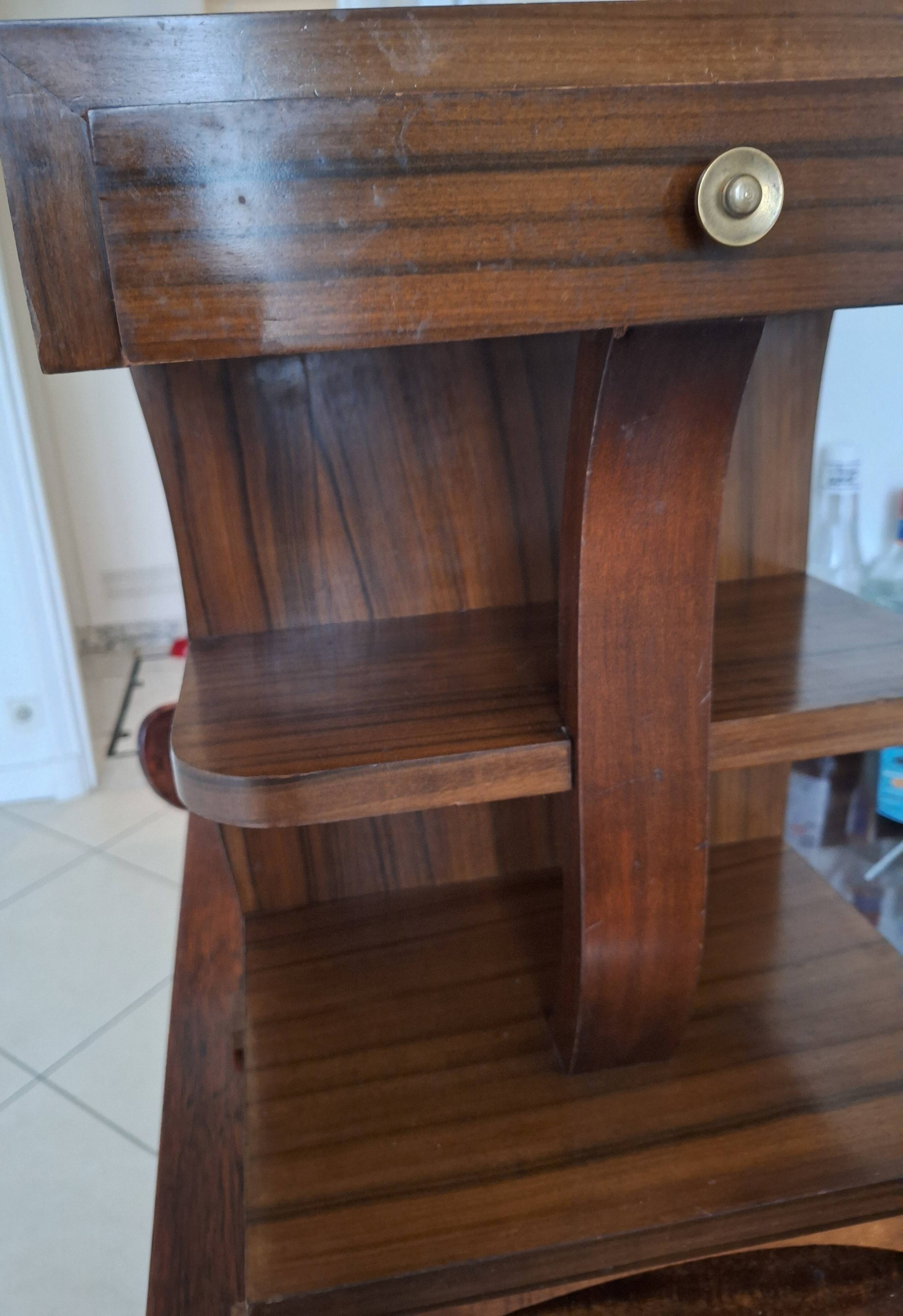 Adorable little Art Deco bedside table