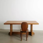 Vintage Swedish Modern Wooden "Skedblad" Pine Chair by Carl Malmsten, 1930s