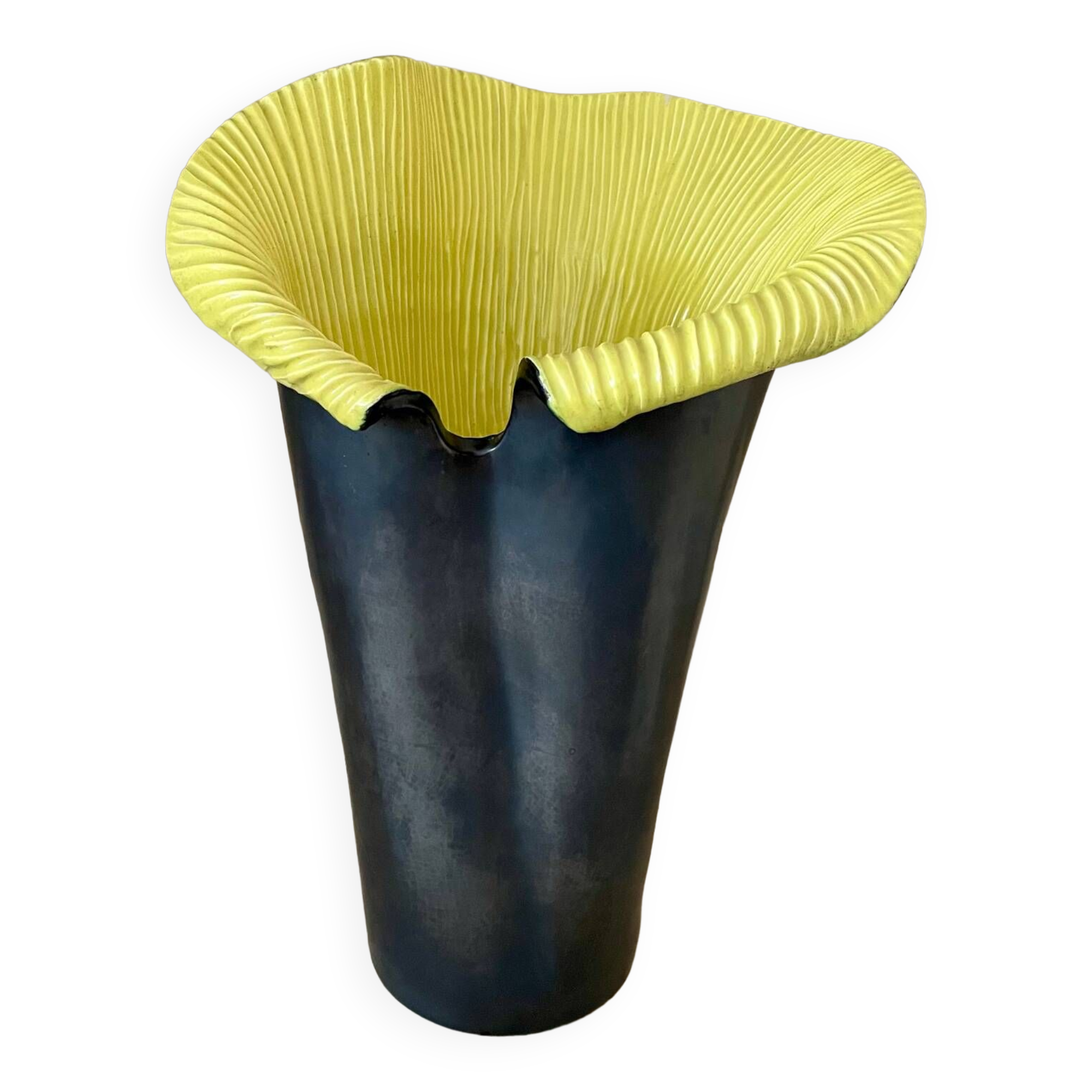 Large ceramic vase by Fernand Elchinger