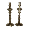 Old pair of candlesticks bronze era XIX th