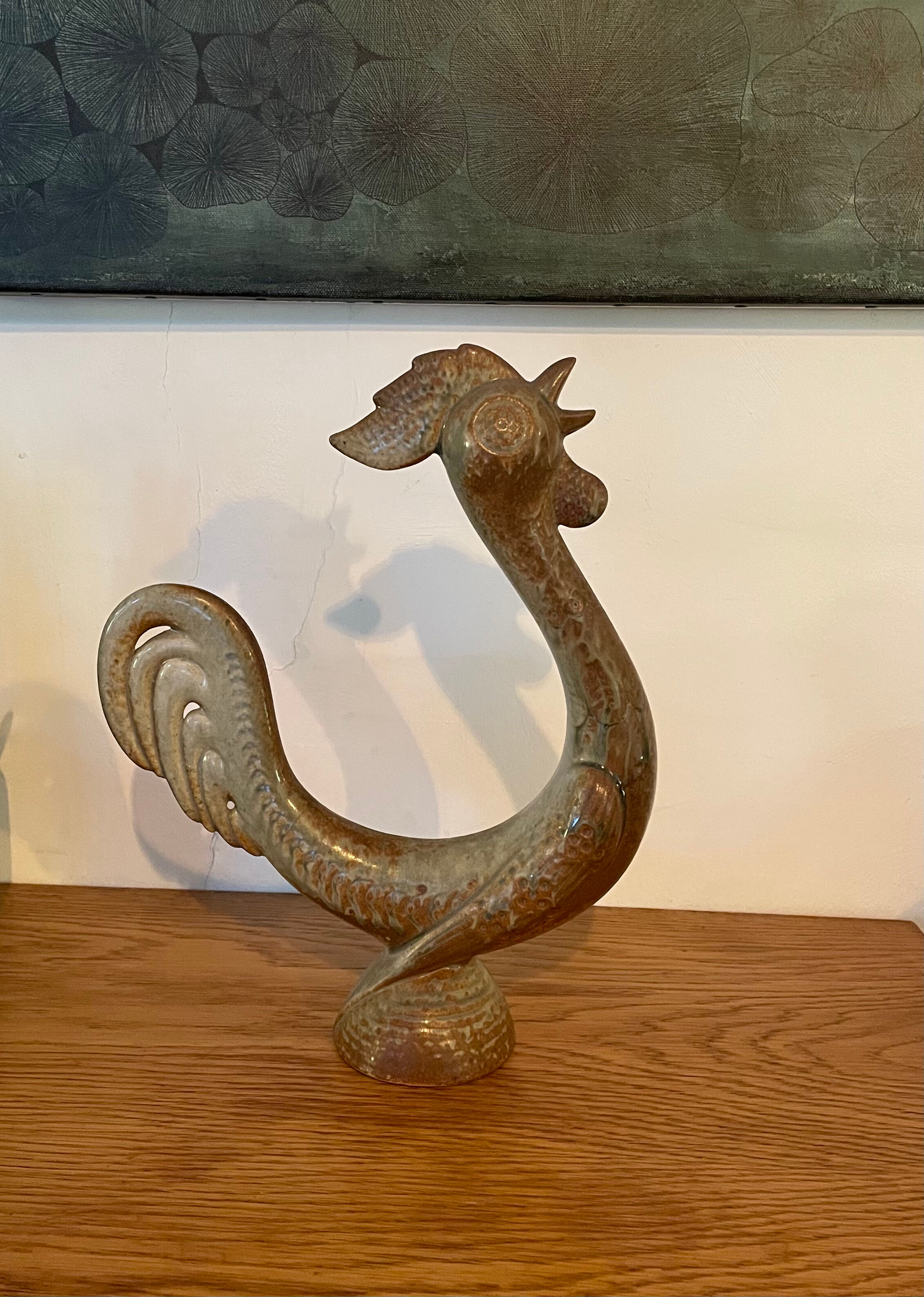 Ceramic rooster -Bodin-