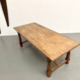 Oak and cherry table – 1970s