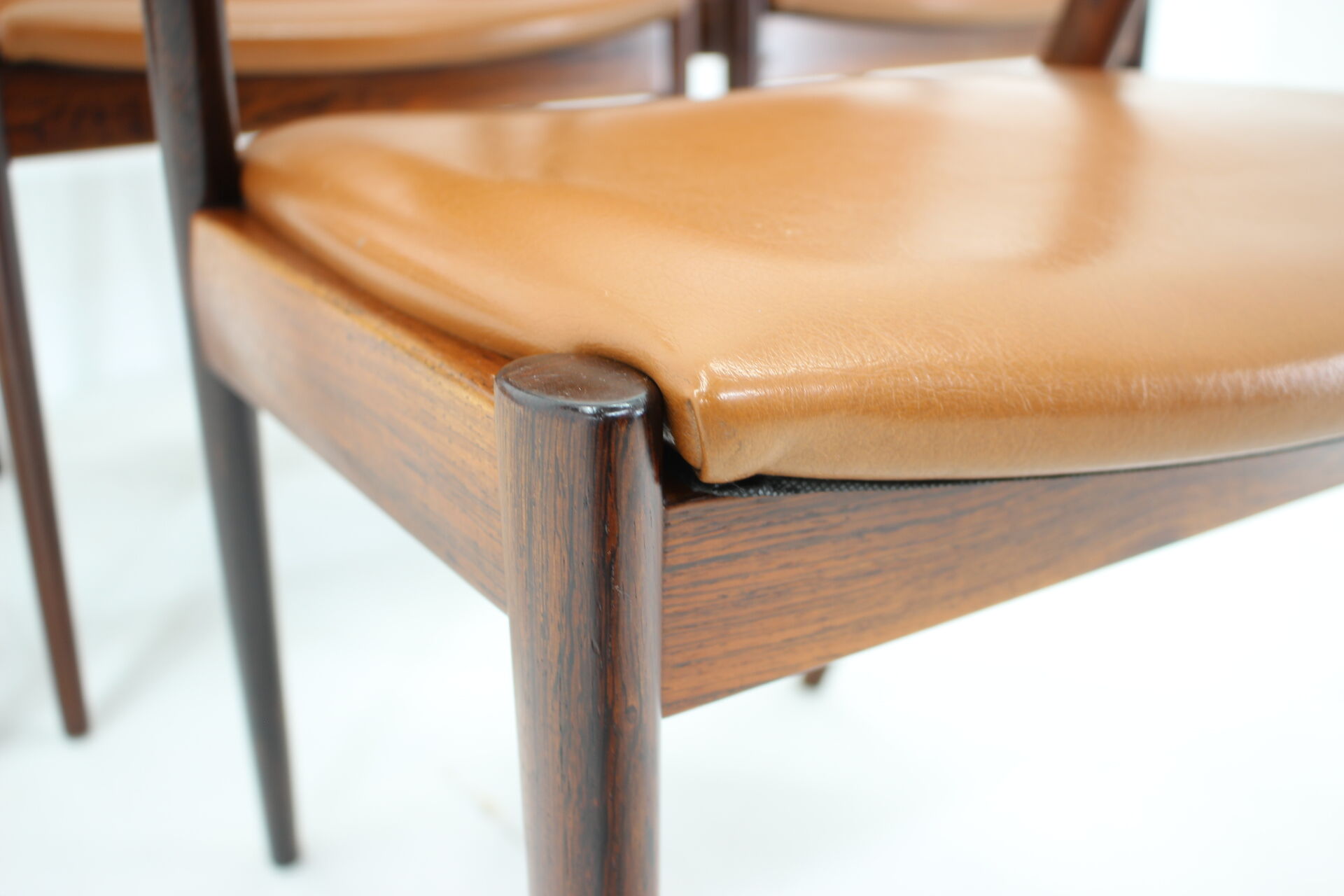 1960s Kai Kristiansen Model 42 Dining Chairs in Palisander, set of 4