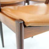 1960s Kai Kristiansen Model 42 Dining Chairs in Palisander, set of 4