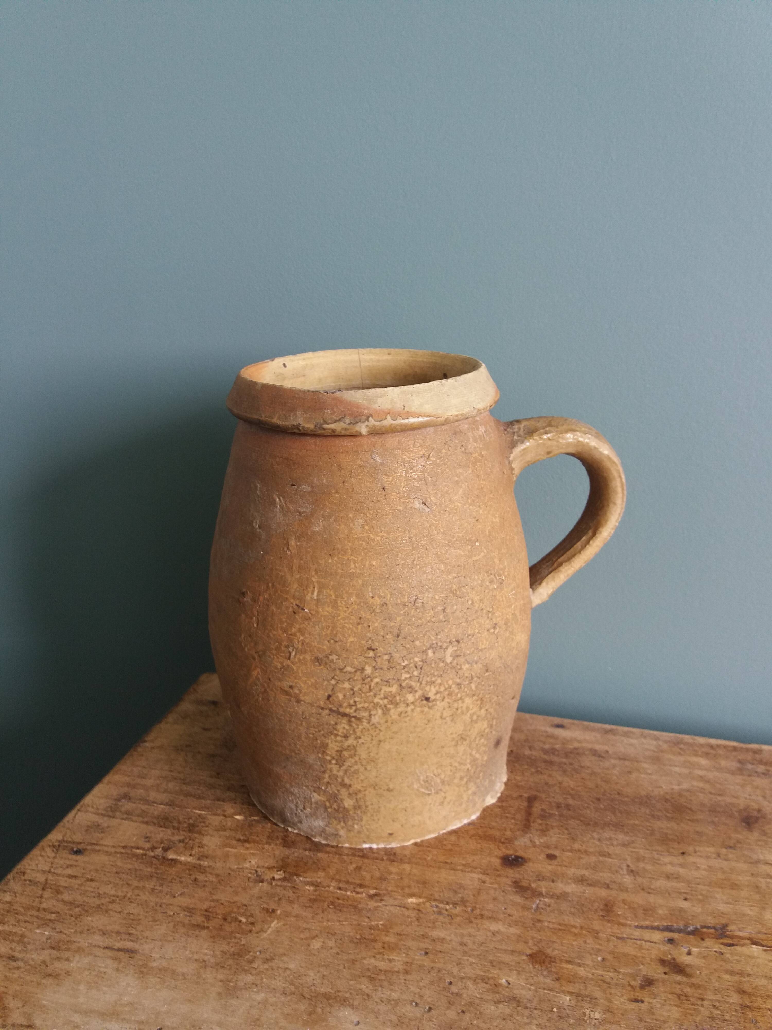 Terracotta pot jar
