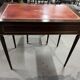 Flat desk and Louis XVI style chair in mahogany veneer (nineteenth century)