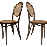 Ensemble vintage de quatre chaises Michael Thonet ZPM Radomsko Design