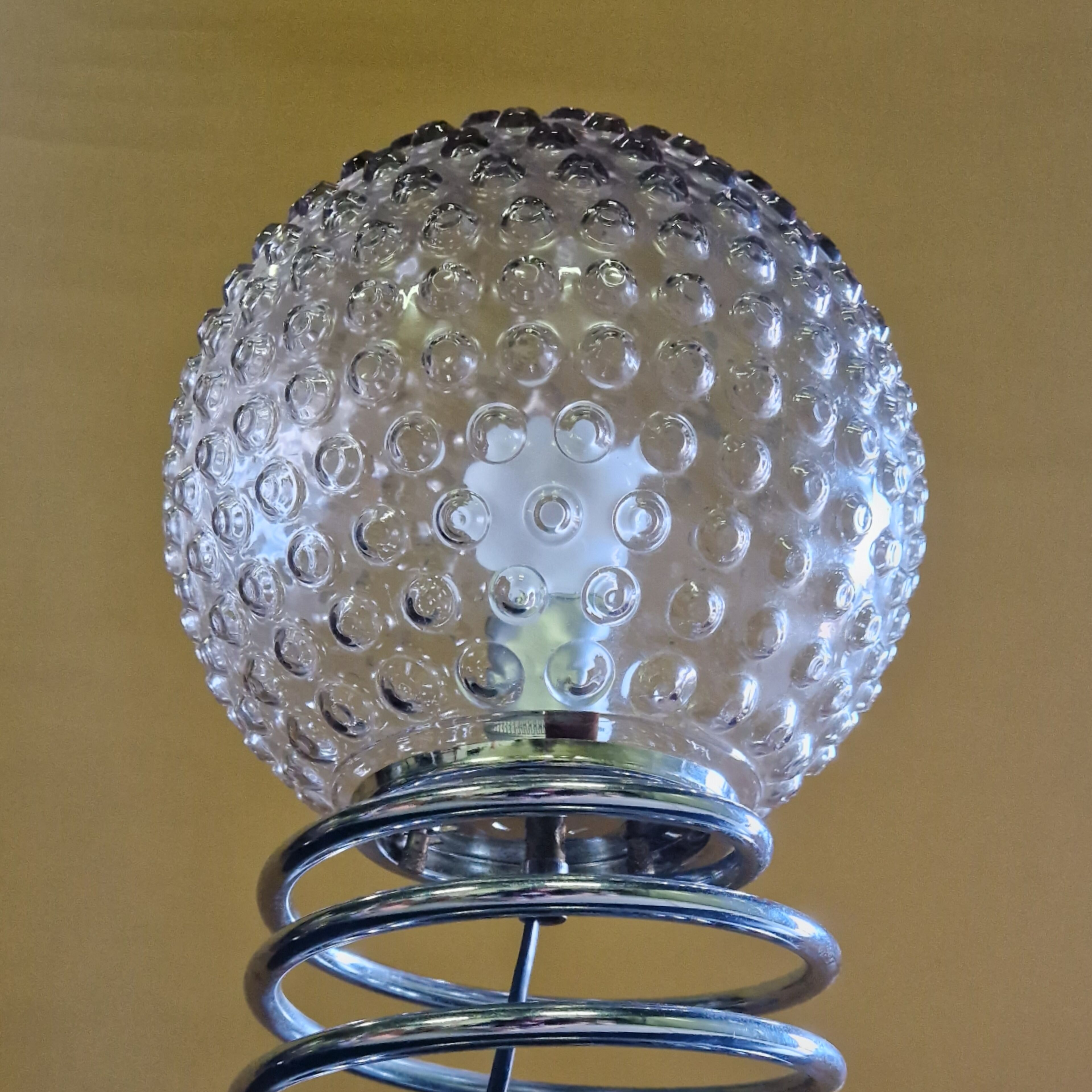 Mid century spiral table lamp, Germany 1960s