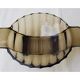 Art deco trinket bowl in smoked glass