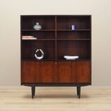 Bibliothèque en palissandre, design danois, années 1970, fabricant : Omann Jun