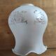 'Tulip' lampshade for lighting, transparent decoration on frosted glass.
