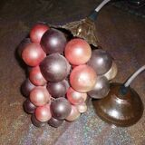 Ceiling lamp bunch and grape leaves in blown glass 20-30