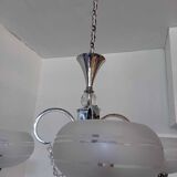 Art deo chandelier 1930 with 4 arms of light.
