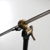 Lampe sur pied en metal et Laiton , France - 1950s