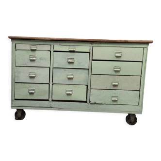 Old workshop furniture with drawers industrial furniture