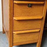 Scandinavian light oak desk