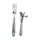 Meat fork solid silver early twentieth century