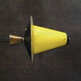 French lantern pendant lamp in the style of Mathieu Mategot, 1950s