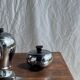 Tea set including teapot, milk jug, sugar bowl and butter dish