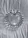 Vintage shell ashtray in Cristal d'Arques