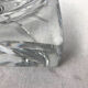 Cut on foot in cut crystal
