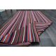 1970s Vintage Turkish Oushak Handmade Wool Cotton Pink Runner Rug 131x280