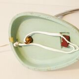 Lamp to ask industrial office 50's Green vintage 1950 n2