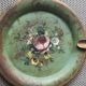 Hand-painted metal ashtray - Late 19th/early 20th century