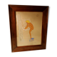Vintage framed piece