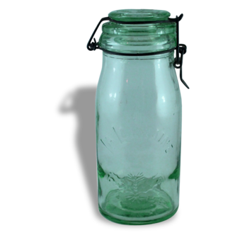 The light green Loraine jar