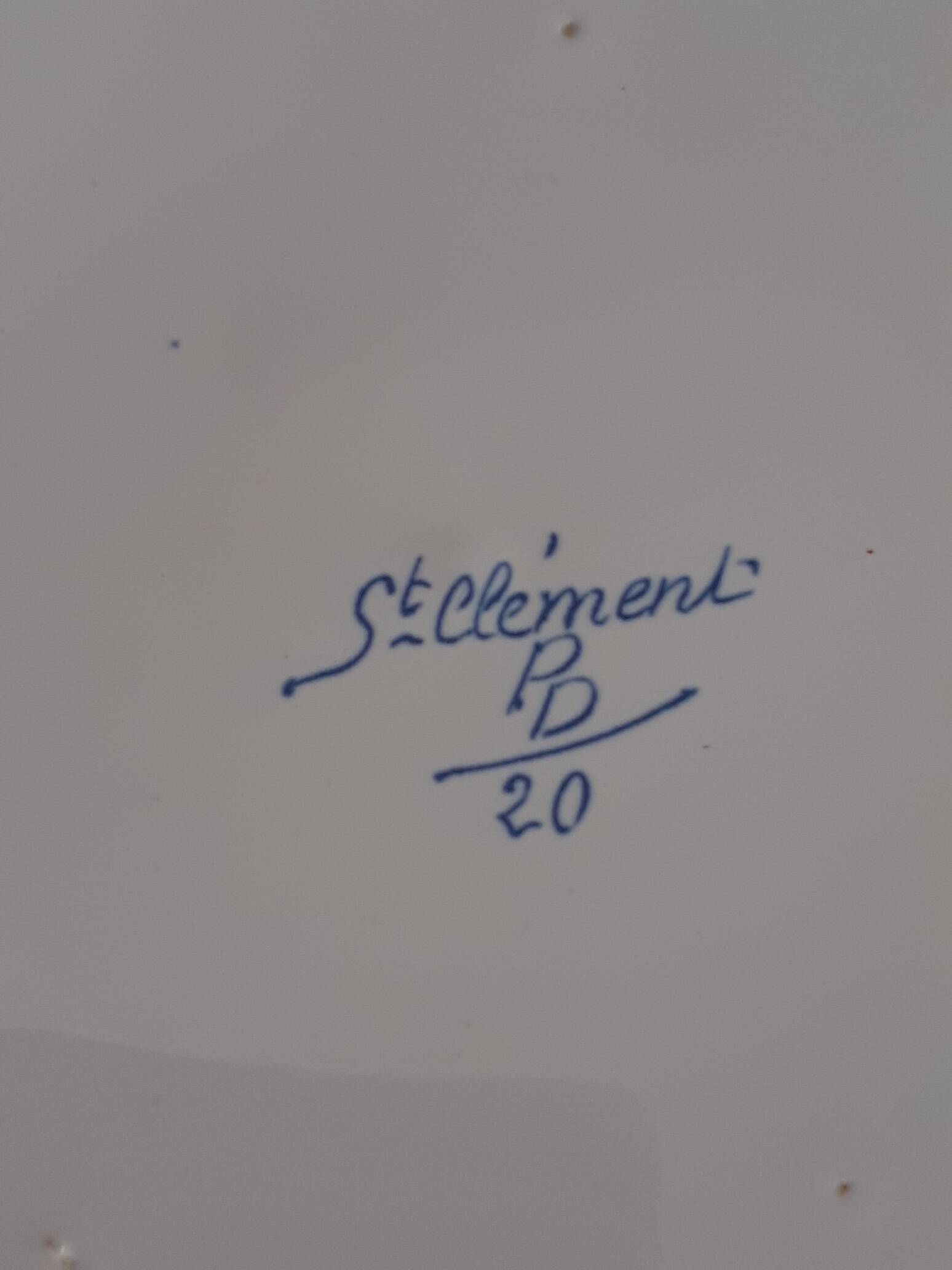 St. Clement's Plate