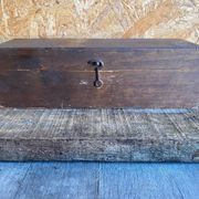 Antique Writing Desk Set Vintage Wooden Storage Box #D89