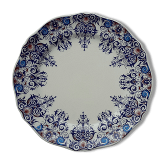 Assiette St Amand décor vieux Rouen