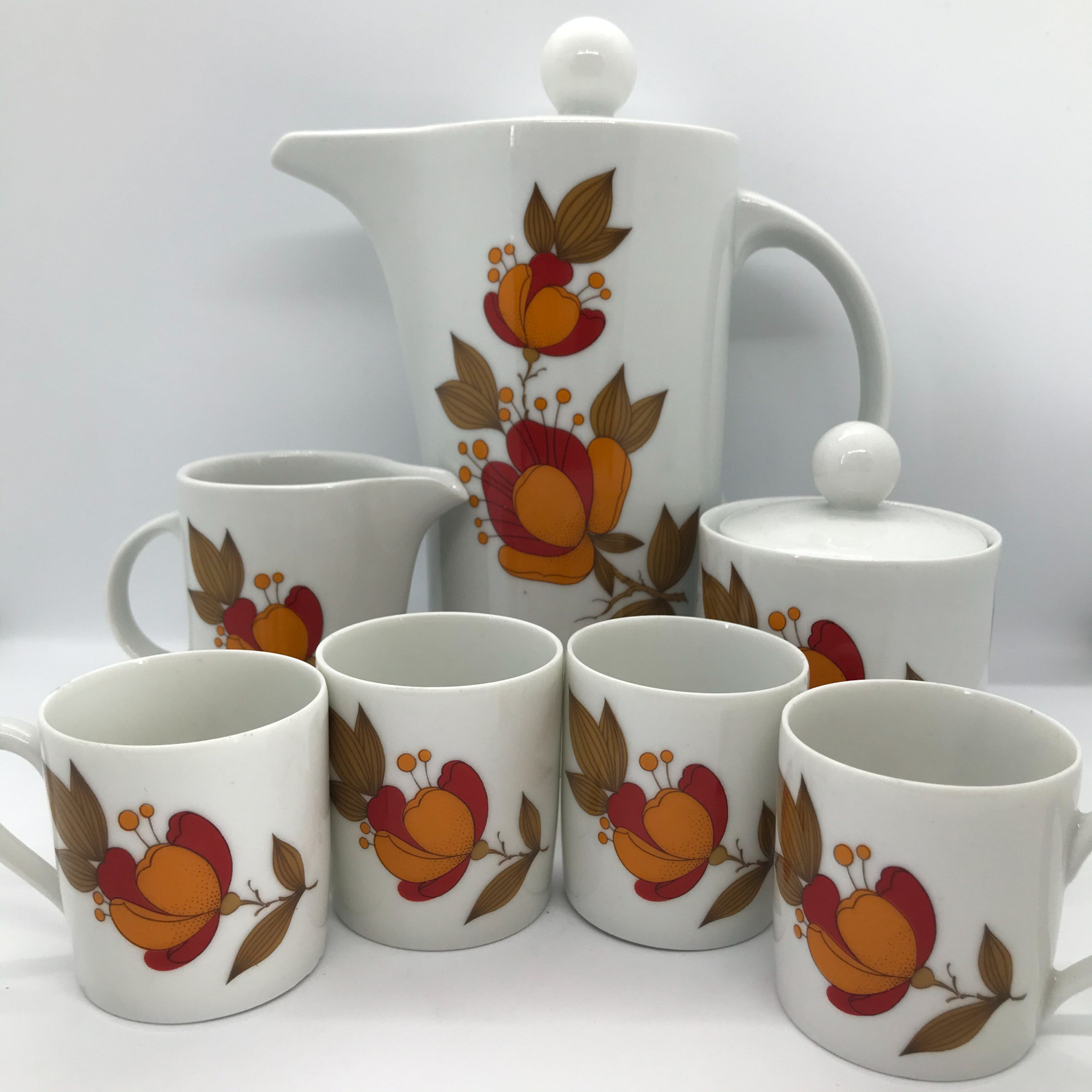 Porcelain coffee service