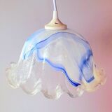 Murano blown glass jellyfish pendant light