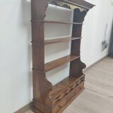 Wall shelf of the nineteenth century carved wood