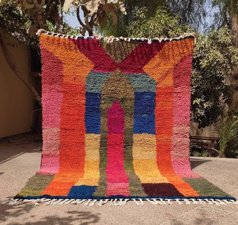 Colorful Moroccan rug 150/250cm