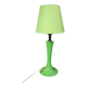 Green apple metal bedside lamp, in the style of Laurel.