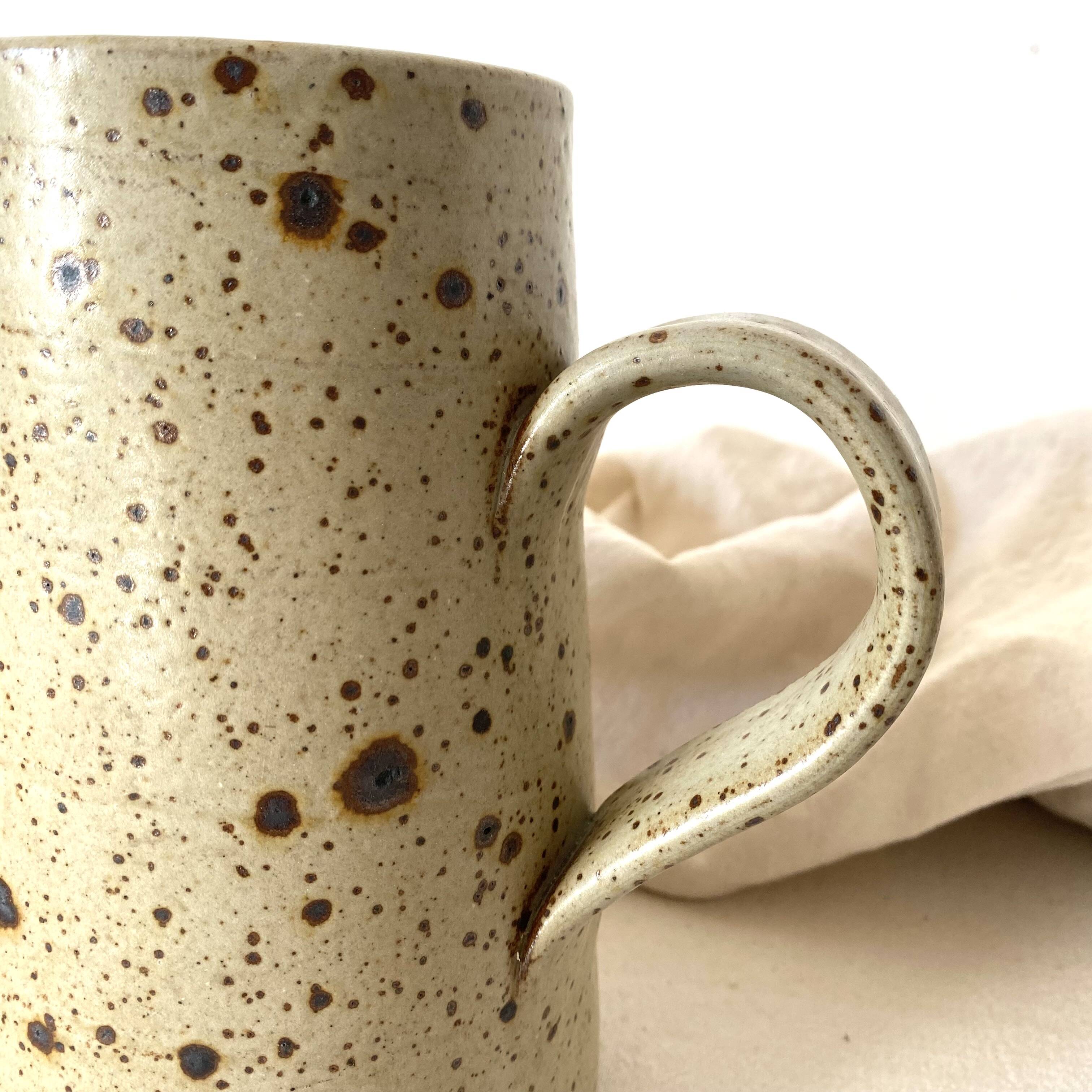 Pyreted stoneware pitcher