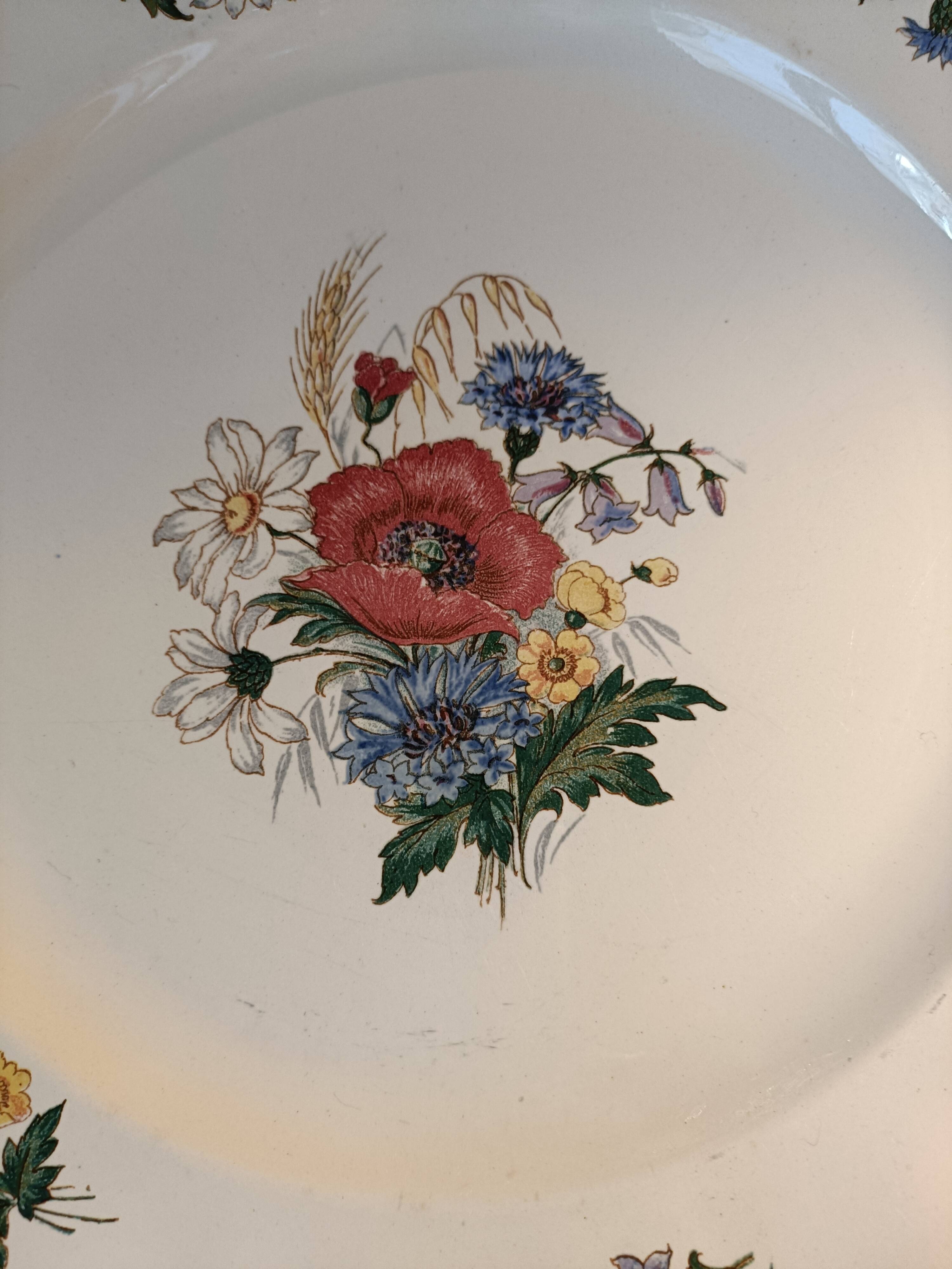 Large dish Sarreguemines model Agreste