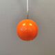 Orange ball lamp, Danish design and estimated from the 80
