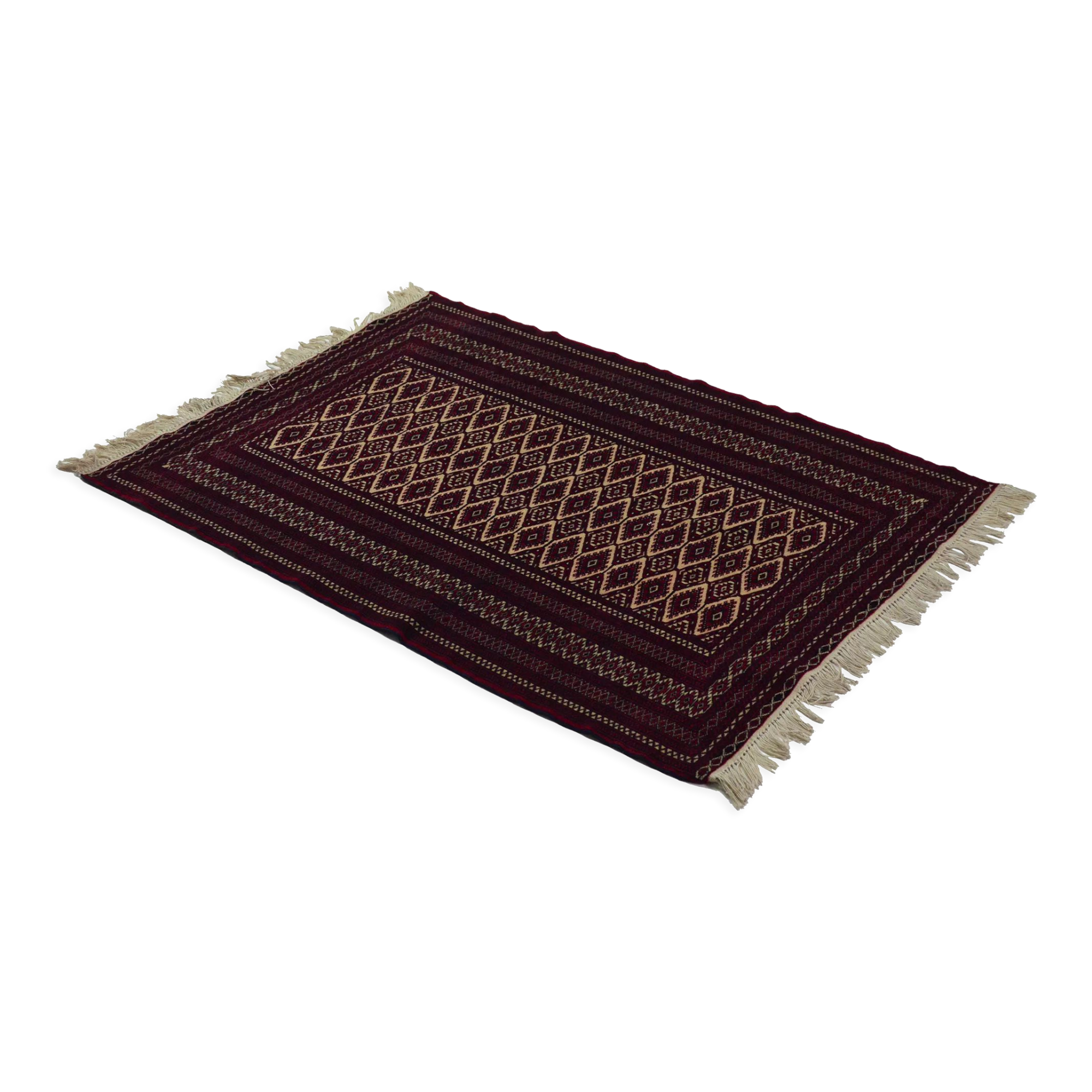 Anatolian handmade vintage rug 170 cm x 122 cm