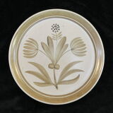 6 flat plates vintage flower decoration Lonchamp