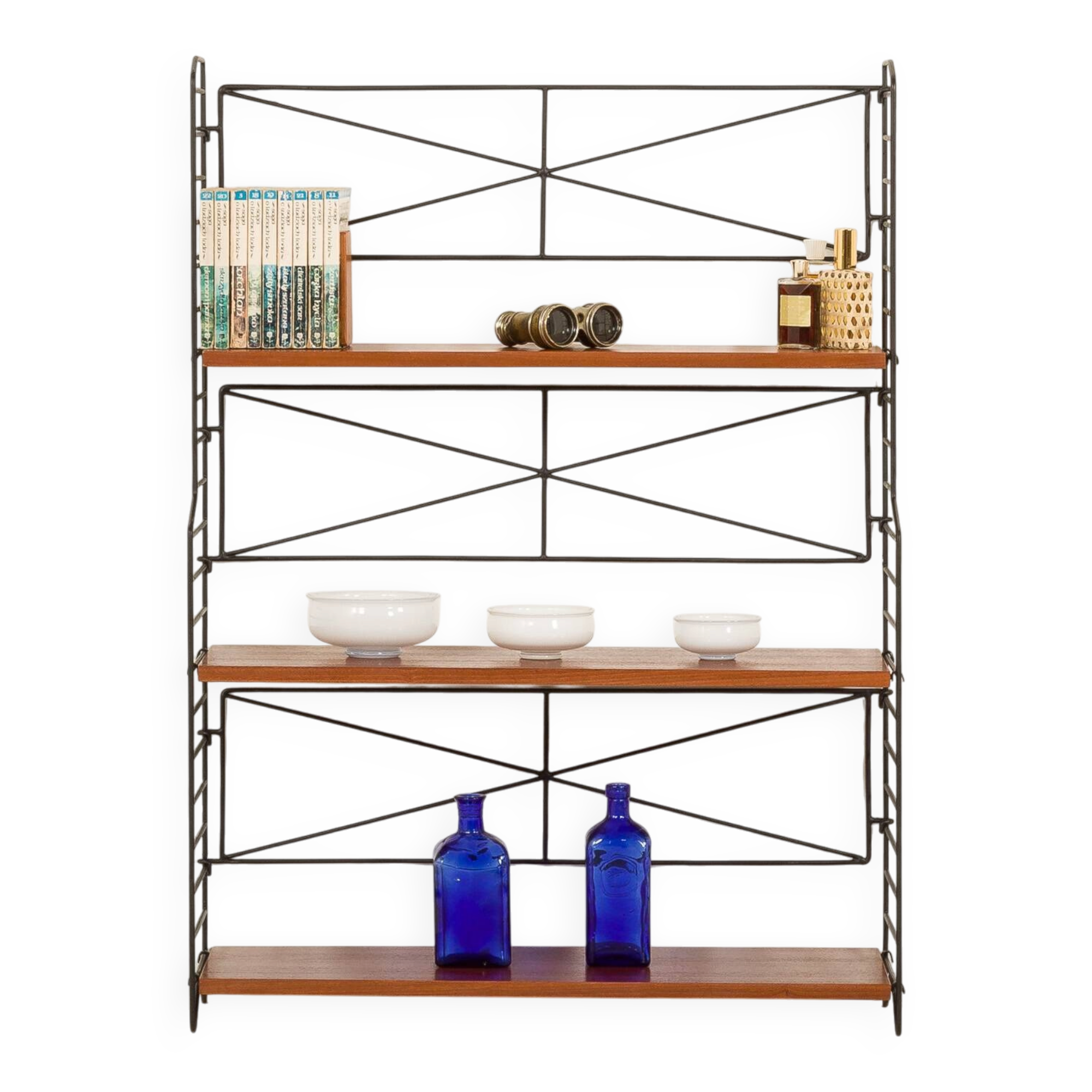 Étagère autoportante String scandinave des années 1960, Suède